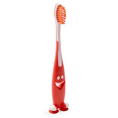 Cepillo de dientes infantiles con ventosas Rojo Talla Única Infantil