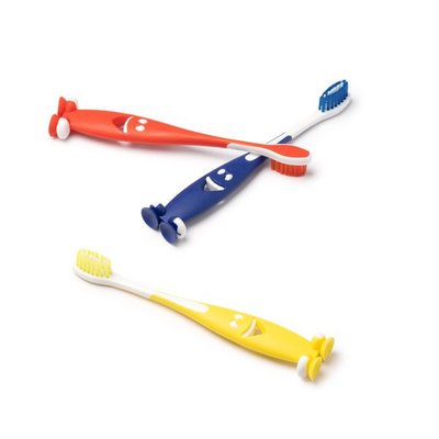 Cepillo de dientes infantiles con ventosas