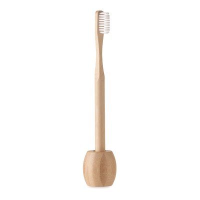 Cepillo con Soporte Bambú y Cerdas Nylon Madera