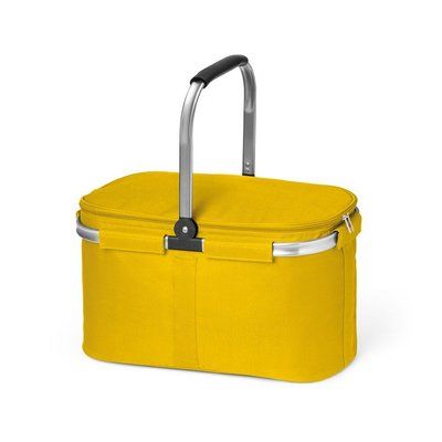 Cesta de Picnic Térmica 600D Plegable Amarillo