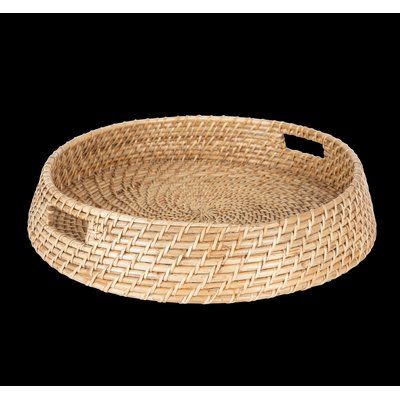 Cesta de Ratán Tejida en 3 Tamaños Rattan L