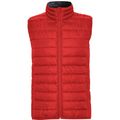 Chaleco acolchado tacto pluma Rojo S