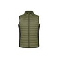 Chaleco acolchado soft shell Verde Militar S