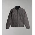 Chaqueta corta con relleno reciclado Gray Granit M