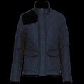 Chaqueta de rombos acolchada para hombre Navy / Black Xxl