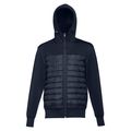 Chaqueta con capucha de tafetán