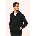 Chaqueta con cremallera y capucha