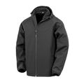 Chaqueta softshell negra reciclada Black S