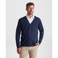 Chaqueta Punto Hombre de Botones Cuello V