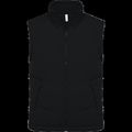 Chaleco acolchado unisex con forro polar Black L
