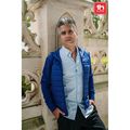 Chaqueta con capucha de tafetán