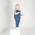 Chaqueta vaquera de niños con capucha