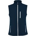 Chaleco Softshell 2 Capas Interior Cálido Marino S