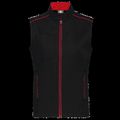 Chaleco hombre con bolsillos Black / Red Xl