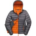 Chaqueta nylon acolchada mujer Grey / Orange Xl