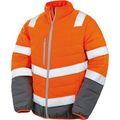 Chaqueta de Seguridad Reflectante Fluorescent Orange / Grey 3Xl
