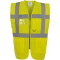 Chaleco alta visibilidad reflectante con bolsillos Hi Vis Yellow Xl