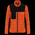 Chaqueta mujer con softshell hidrófugo Fluorescent Orange Melange / Black Xs