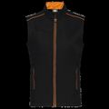 Chaleco hombre con bolsillos Black / Orange L