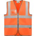 Chaleco Alta Visibilidad con Bolsillo ID Naranja Fluor Xl-2Xl