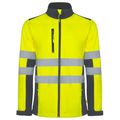 Chaqueta Softshell Alta Visibilidad Cuello Alto