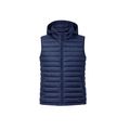 Chaleco unisex RPET con capucha y bolsillos Mar Xs