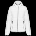 Chaqueta ligera con capucha mujer White M