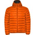Chaqueta Acolchada Hombre con Capucha Naranja Bermellon S