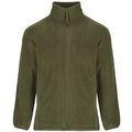 Chaqueta Sudadera Polar Cuello Alto Verde Pino 2Xl