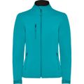 Chaqueta Softshell Mujer con Forro Polar Aguamarina S