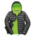 Chaqueta hombre hidrófuga cortavientos Black / Lime Xl