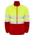 Chaqueta Polar Alta Visibilidad Rojo Laboral/Amarillo Flúor Xl