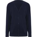 Chaqueta Punto con Botones Escote V de Mujer