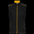 Chaleco hombre con bolsillos Black / Yellow S