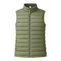 Chaleco RPET Cortavientos Unisex Verde Militar L