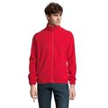 Chaqueta Hombre Cuello Alto y Bolsillos Rojo L