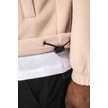 Chaqueta polar ajustable con cordón elástico