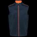Chaleco hombre con bolsillos Navy / Fluorescent Orange 3Xl