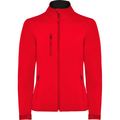 Chaqueta Softshell Mujer con Forro Polar Rojo Xl