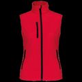 Chaleco sofshell mujer impermeable Red L