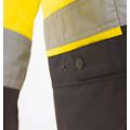 Chaqueta alta visibilidad impermeable con capucha