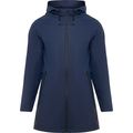 Chubasquero Mujer Capucha Fija Marino Xl