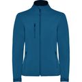 Chaqueta Softshell Mujer con Forro Polar Azul Luz De Luna L