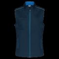 Chaleco mujer con bolsillos Navy / Light Royal Blue L