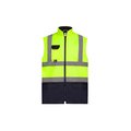 Chaleco Acolchado Alta Visibilidad Hi Vis Yellow / Navy XXL