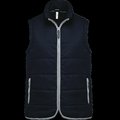 Chaleco acolchado con bolsillos y cremallera Navy XXL