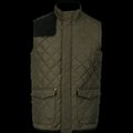 Chaleco acolchado rombos hombre Mossy Green / Black 4XL