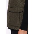 Chaleco acolchado rombos hombre