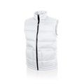 Chaleco acolchado de suave nylon/poliéster Bla L
