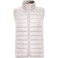 Chaleco acolchado tacto pluma Blanco Vintage 2Xl